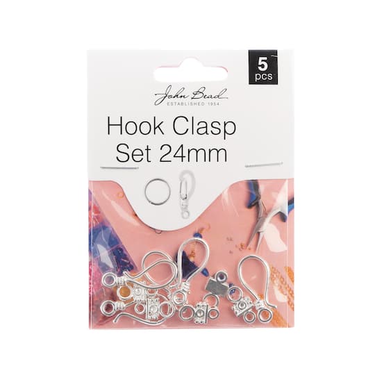 John Bead Must Have Findings 24mm Hook Clasp Set